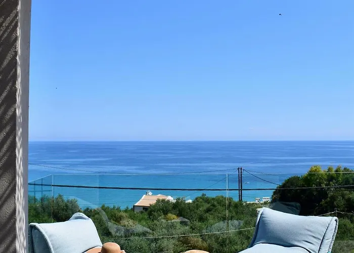 别墅 Ventus - A Luxury Sea View Retreat In Akrotiri (Zakynthos)